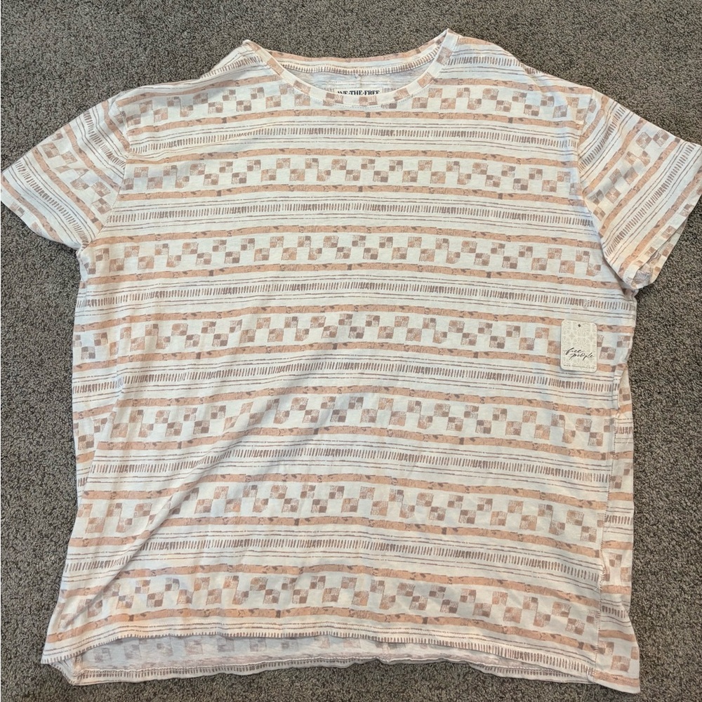 NWT We the Free Printed Nina Tee - Picture 2 of 5